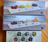 Brand new 5 piece serving set