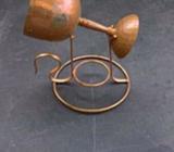 Copper Wine Goblet on Stand