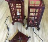 Decorator lamps or bedside lamps