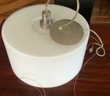 2 German made drop lights in white