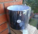 'Dita' Black Cloth Lamp Shade - Only - (Still Available)