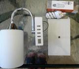 WALL LIGHTS NEW X 11 $55 THE LOT OR $10 EACH