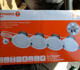 Box of 4 brand new Osram 8 watt tricolour downlights
