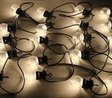 12m metres festoon lights outdoor indoor waterproof 20 bulbs