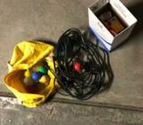 Long length of traditional coloured lights perfect for patio or party
