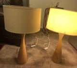 2 Ikea bedside lamps