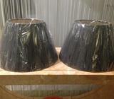 2 new dark grey lampshade