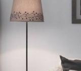 Beige IKEA Skeby floor ceiling Lampshade