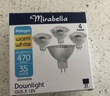 Halogen globes x4 brand new