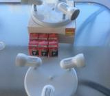 2 Ceiling Spot Lights BRAND NEW white with 3 lights in each