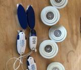5 x Downlights with transformers