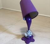 Purple Paint Splash Lamp