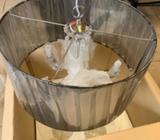 Black chandeliers x 2