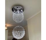 Chandelier crystal ball light LIKE NEW RRP$2899