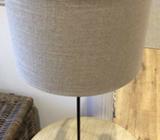 Lamp-Taupe linen look. Great for a country style interior $20