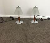 Bedside lamp x 2