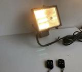Arlec 500W Halogen Remote Controlled Security Light