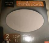 30 cm ACRYLIC DIFFUSED OYSTER LIGHTS 2 PACK