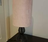 PINK SUEDE LAMP SHADE