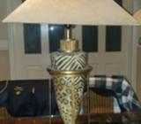 Lamps x 2, African themed, stunning