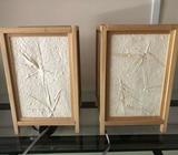 Thai Style Wooden Lamp Set