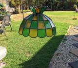 Leadlight shades x 2