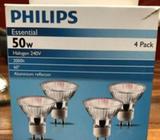 3 x Phillips 50w reflector GU10 light globes