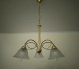 Pendant type light fitting with 5 LED globes