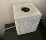 2 x cement base lamps (no globes)