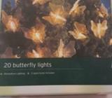 20 butterfly string lights