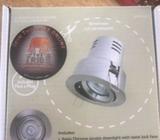 Satin Chrome Downlights x 8