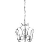 NIB - CHANDELIER - SILVER AND GLASS