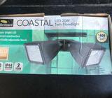 Brilliant Coastal LED 20w twin floodlight