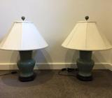 Celadon Lamps - $200