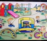 Gorgeous wooden kids puzzle - as new condition!