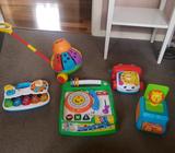 Baby toys looking for their new friend
