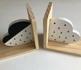 Wooden Cloud Bookends for Kids Room or Nursery