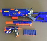 Nerf Elite Long Strike CS-6 and Firestrike