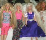 Vintage Barbie dolls with very long hair in good condition $7 each