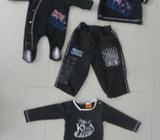 BABY BOYS 4 PIECES SIZE 0-000 OF CLOTHING NEW ZEALAND/RUGBY ITEMS