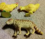 Three Plastic Figurines