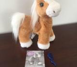 Butterscotch walking neighing pony 30cm