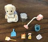 Sylvanian Families Housekeeping Set with Mrs Bassett