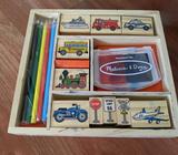 Melissa & Doug Transport stamp set