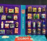 New Coles Mini Little Shop 2 Full Set With Case