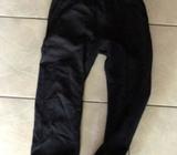 Navy blue track pants