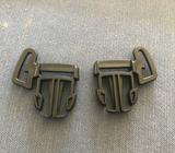 Harness buckle tongues x 2