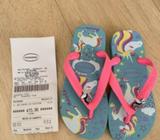 Size 13 Bnwt Havianas unicorn limited edition thongs