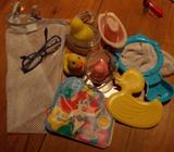 toys for the bath (incl thermometer)