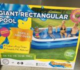 Giant family rectangular pool for summer
